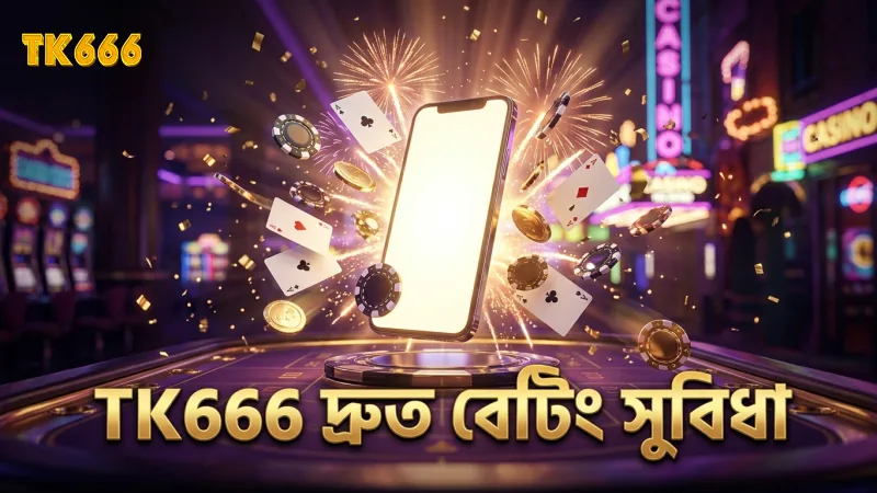 TK666 প্ল্যাটফর্মে দ্রুত বাজি ধরার সুবিধা নিশ্চিত করে