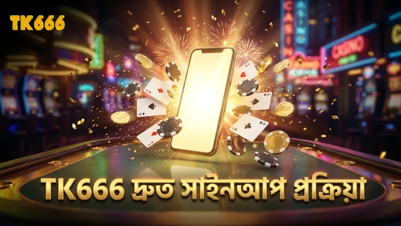 অ্যাকাউন্ট সেটআপ প্রক্রিয়ায় TK666 প্লেয়ারদের দ্রুত সাইন-আপ