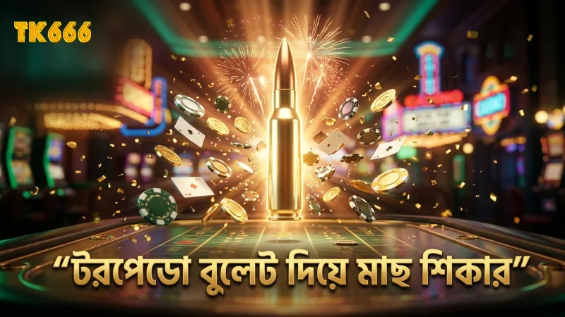 টরপেডো বুলেট দিয়ে জ্যাকপট মাছ শিকার করার প্রক্রিয়া