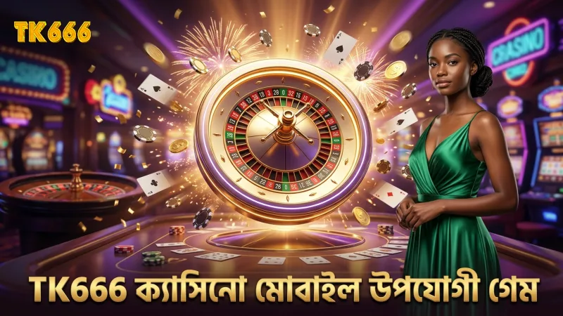 TK666 ক্যাসিনোতে মোবাইলের জন্য উপযোগী সেরা গেমসমূহ।