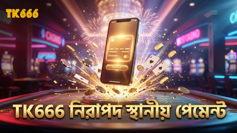 TK666 প্ল্যাটফর্মে নিরাপদ স্থানীয় পেমেন্ট অপশন।