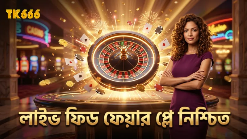 স্পিড ব্যাকারাটে ফেয়ার প্লে নিশ্চিত করতে লাইভ ফিড ব্যবহৃত।
