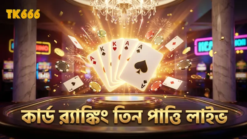 তিন পাত্তি লাইভে কার্ড র্যাঙ্কিং সঠিকভাবে বোঝা গুরুত্বপূর্ণ